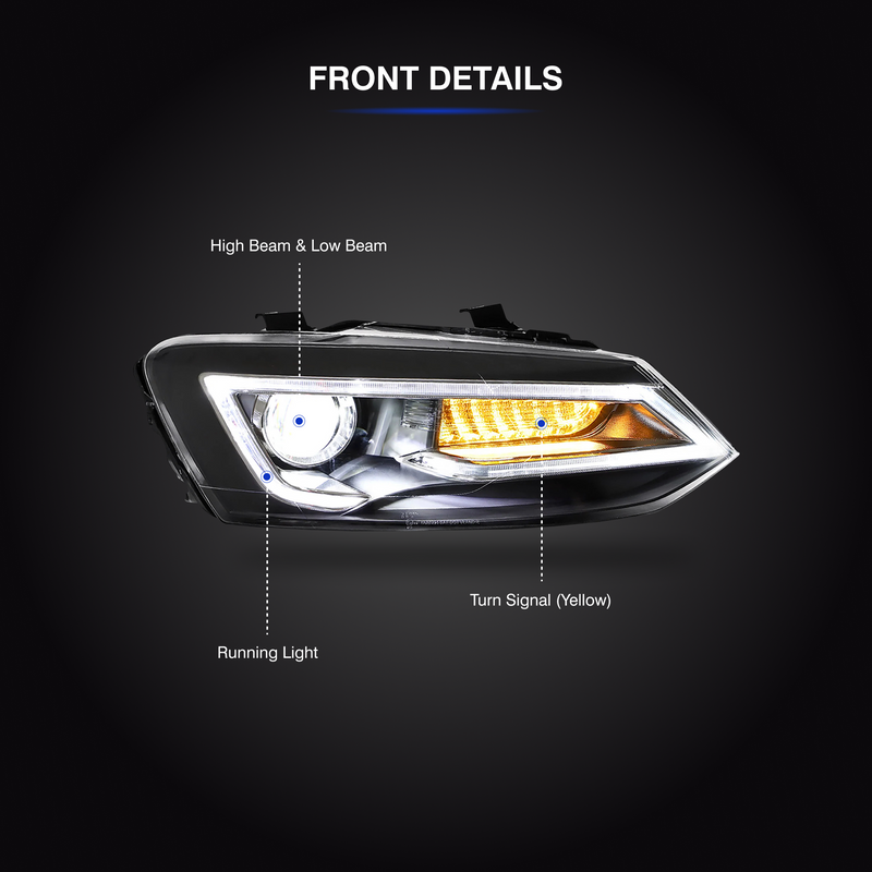 Load image into Gallery viewer, VWH2 LED Headlights Polo 2011-2017
