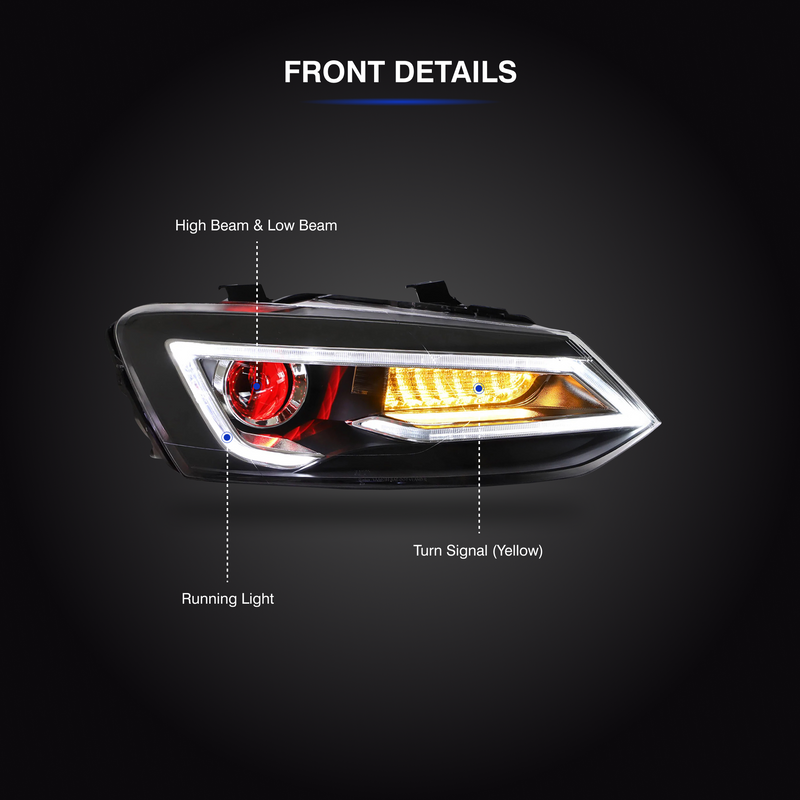 Load image into Gallery viewer, VWH2 LED Headlights Polo 2011-2017
