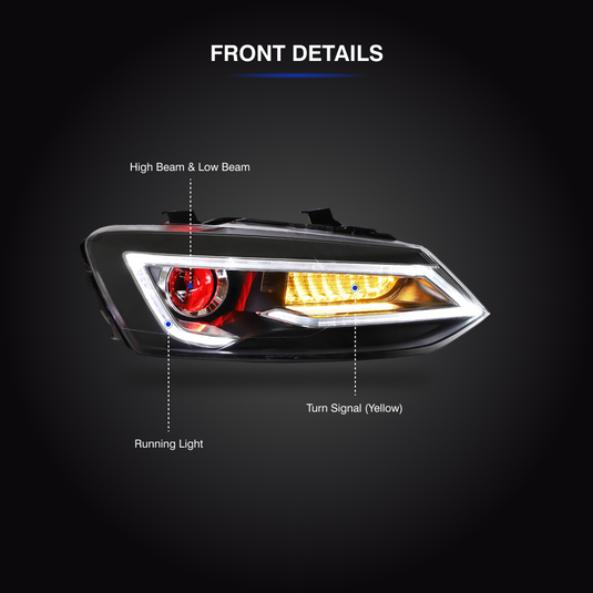 VWH2 LED Headlights Polo 2011-2017